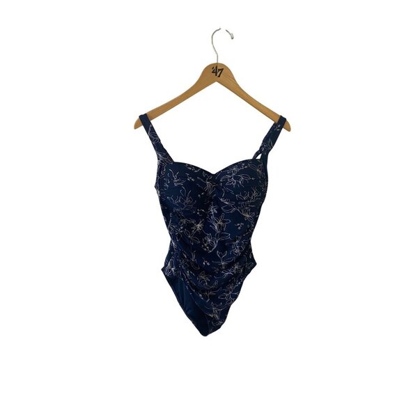 Nip Tuck Swimwear Women's Garden Line Foil Twist Swimsuit - 8 - Picture 1 of 14